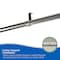 Kenney Mfg Twist & Fit 1in Tension Utility Rod, 48-84in, Brushed Nickel KNUTLYLC/18R - alternate 9
